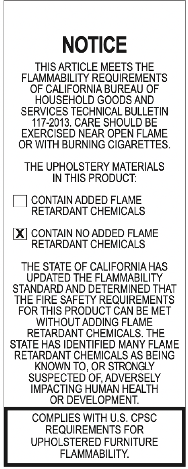 TB-117 Label